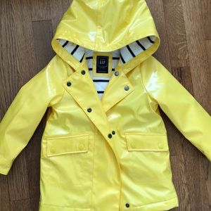 Gap Hooded Rain Coat - size 4